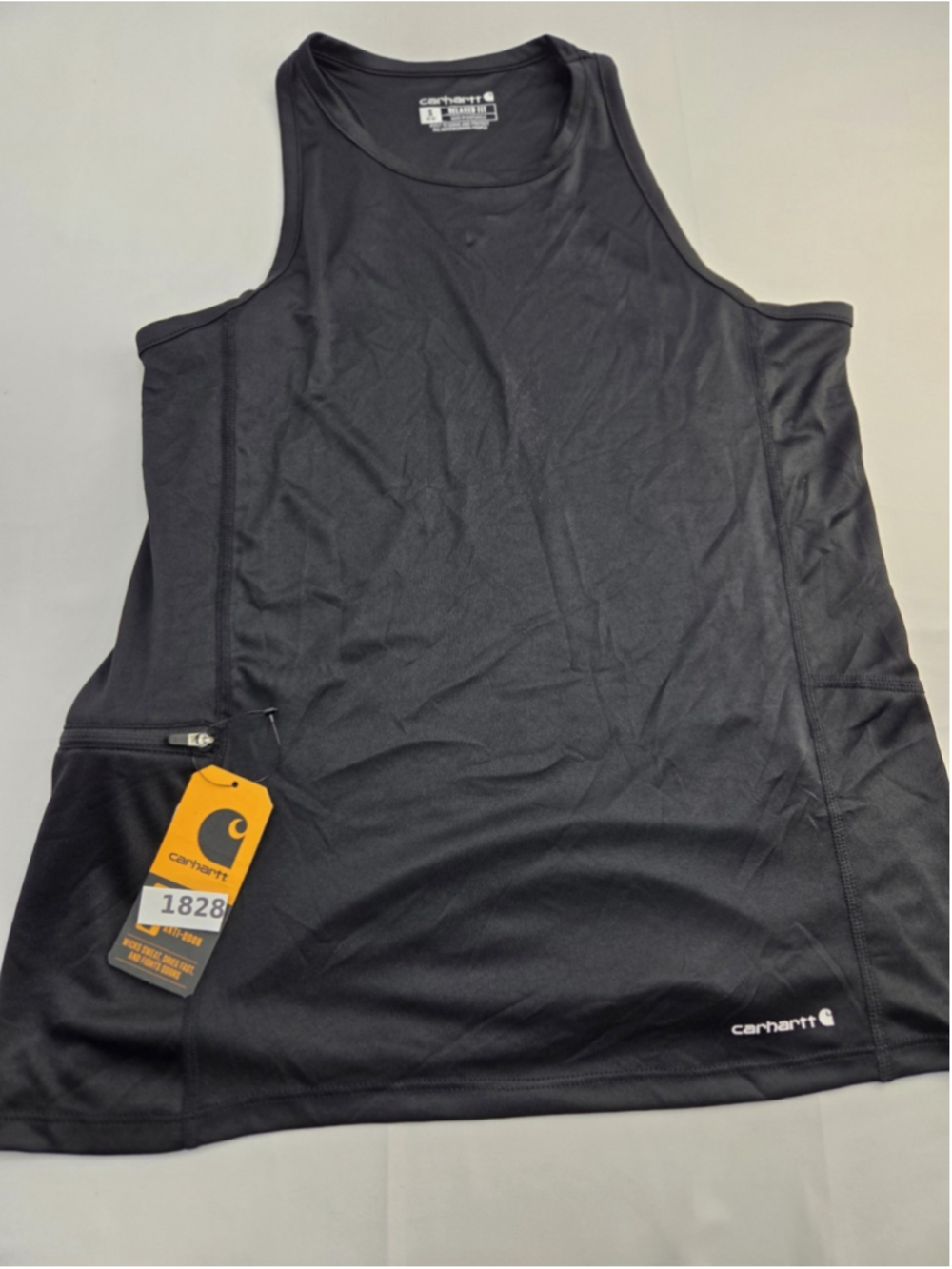 Carhartt Women’s Force Relaxed Fit Tank Top Black Small NWT New #1828